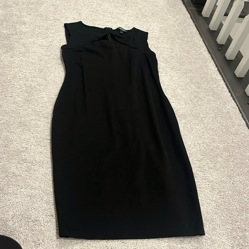 Lauren Ralph Lauren black sleeveless dress